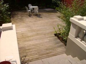 Terrasse-avant nettoyage