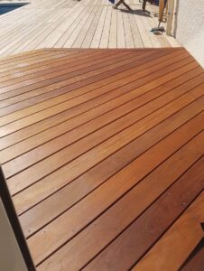 Dégrisage terrasse bois