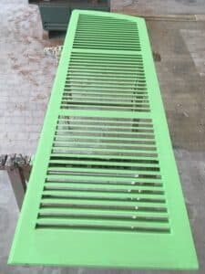 fabrication volet bois
