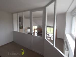 Verrière et cloison verre - Mayenne