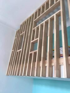 claustras bois type verrière bois