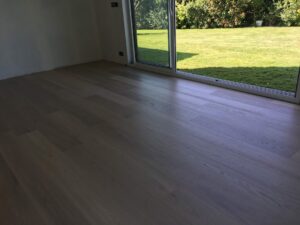 parquet contre collé dans extension bois