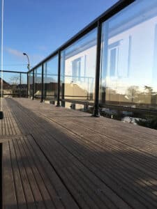 terrasse bois exotique mayenne et garde corps laval
