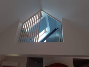verrière -vitrage moitié - réalisation sur mesure Mayenne laval