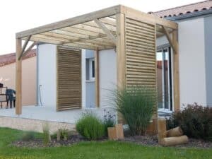 pergola bois mayenne