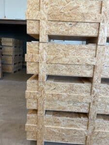 Caisse sur mesure pour logistique et livraison internationale