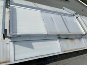 Nettoyage châssis de toit skydome lanterneau mayenne