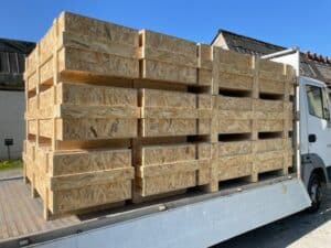 Caisse en bois logistique sur mesure