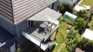 Pergola bois sur mesure fabriquée à Mayenne