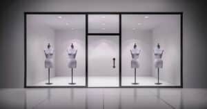 Vitrine magasin aluminium - Mayenne