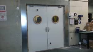 porte coupe feu avec occulus vitré Mayenne