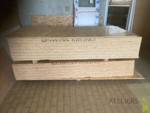 Fabrication de caisses OSB Mayenne