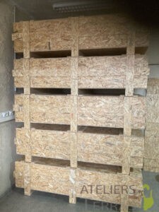 Fabrication de caisses en bois sur mesure OSB Mayenne Triply