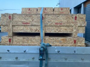 Caisse en bois livraison