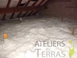 Isolation en laine de verre par soufflage à Mayenne