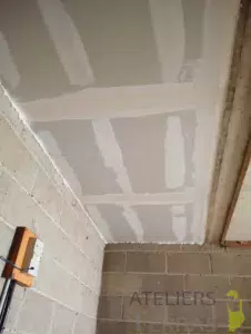 Pose plafond placo et isolation Mayenne