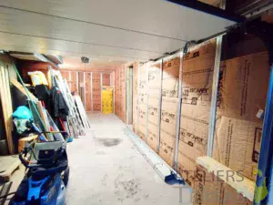 pose de placo et isolant en laine de verre Mayenne Aron