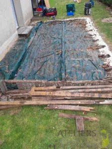 Réparation lame de terrasse en bois Mayenne