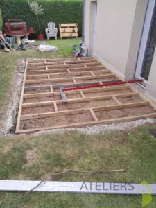Réparation terrasse bois et remplacement du plancher bois Mayenne