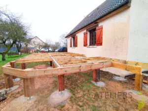 Terrasse bois Mayenne
