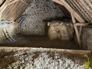 Isolation - comble soufflage laine de roche Mayenne