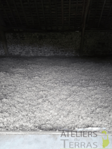 Isolation combles laine de roche soufflage Mayenne 2