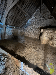 Isolation - soufflage comble laine de roche mayenne