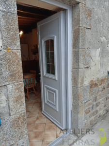 Pose porte d'entrée Mayenne 2