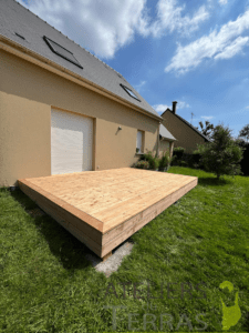 Terrasse - Bois douglas naturel Mayenne