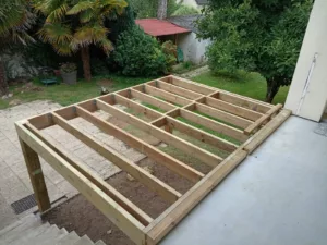 fabrication terrasse bois Mayenne