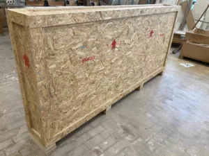 caisse en bois sur mesure export Mayenne