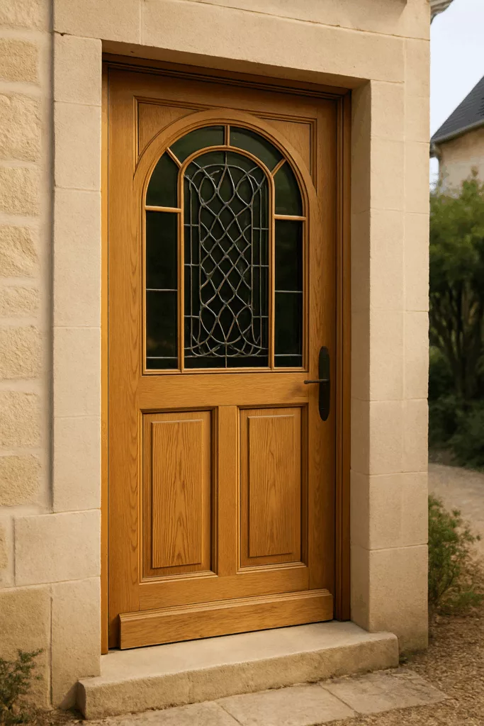 Portes en bois sur mesure : l’élégance artisanale pour votre maison à La Baule ou en Mayenne