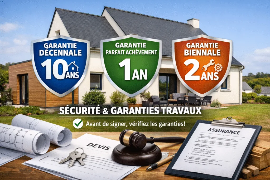 🛡 Garanties travaux : décennale, conformité, assurances… ce que vous devez vérifier avant de signer à Mayenne ou La Baule
